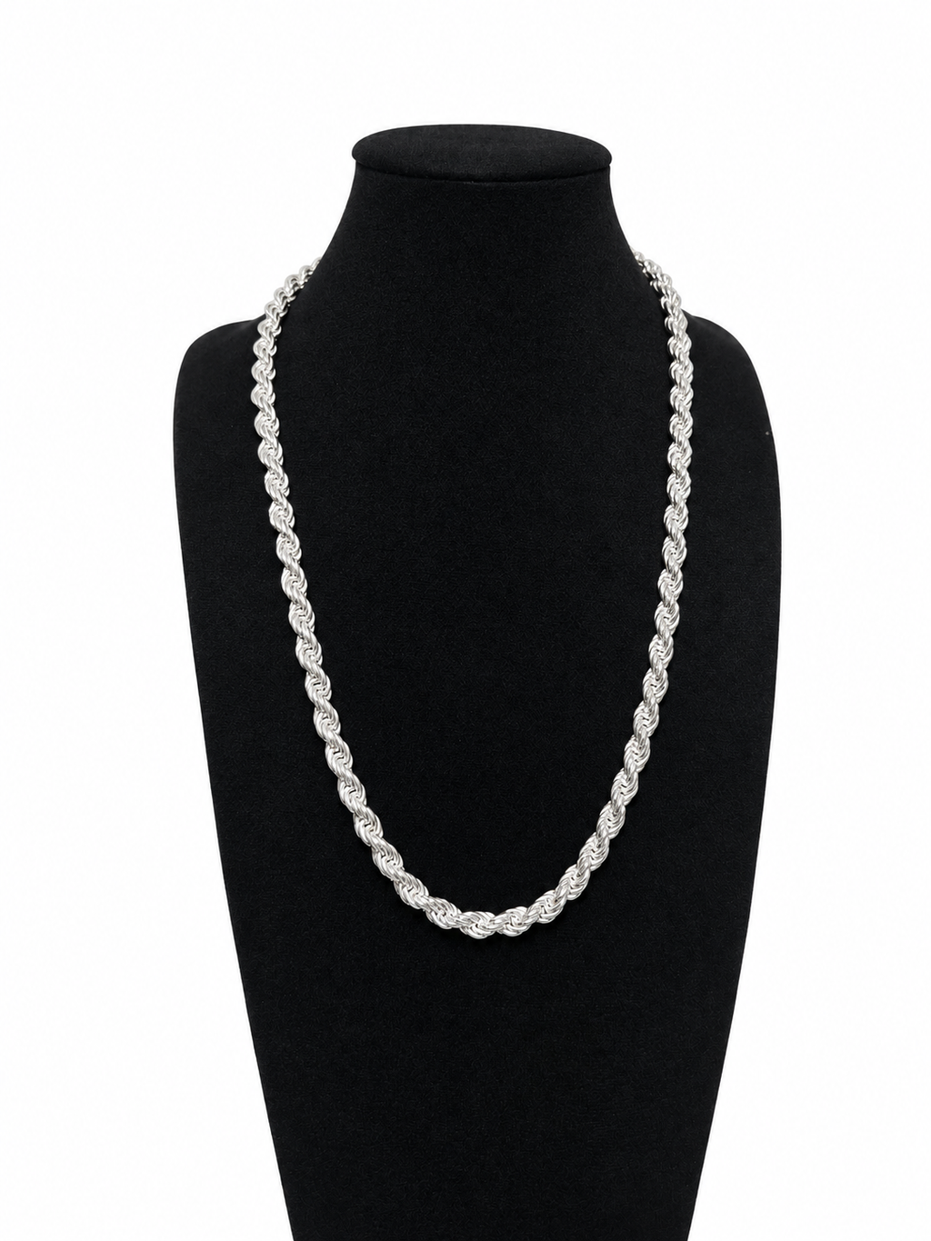 925 6mm Sterling Silver Rope Chain