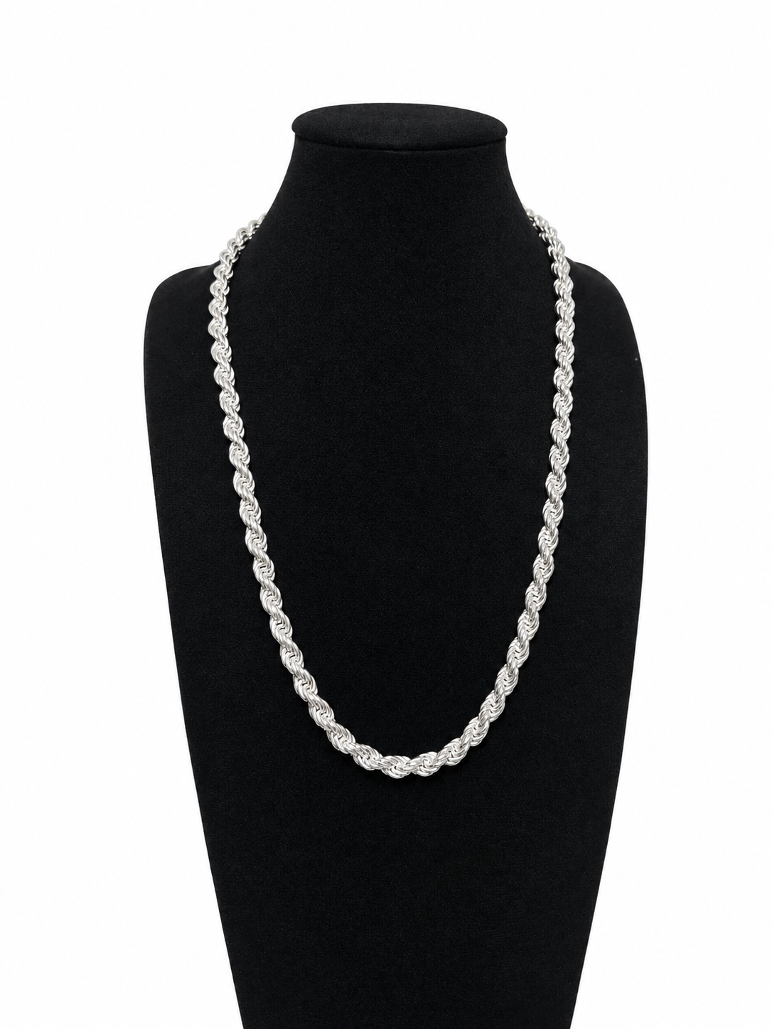 925 6mm Sterling Silver Rope Chain