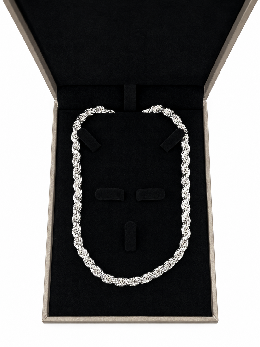 925 6mm Sterling Silver Rope Chain